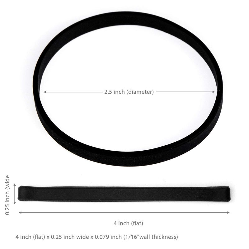 GRIFITI Band Joes 1, 2, 3, 4, 6, 9, 12 x 0.25 Inch 60 Pack Durable Colorful Silicone Rubber Bands Cooking Chef Ring Wallet Box Book Wrap Hardware Bulk Thick Small Rubberbands Elastic SIliconebands - Image 5